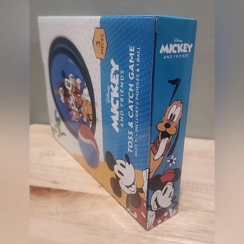 Disney Mickey and Friends Toss & Catch Game - Blue and Red